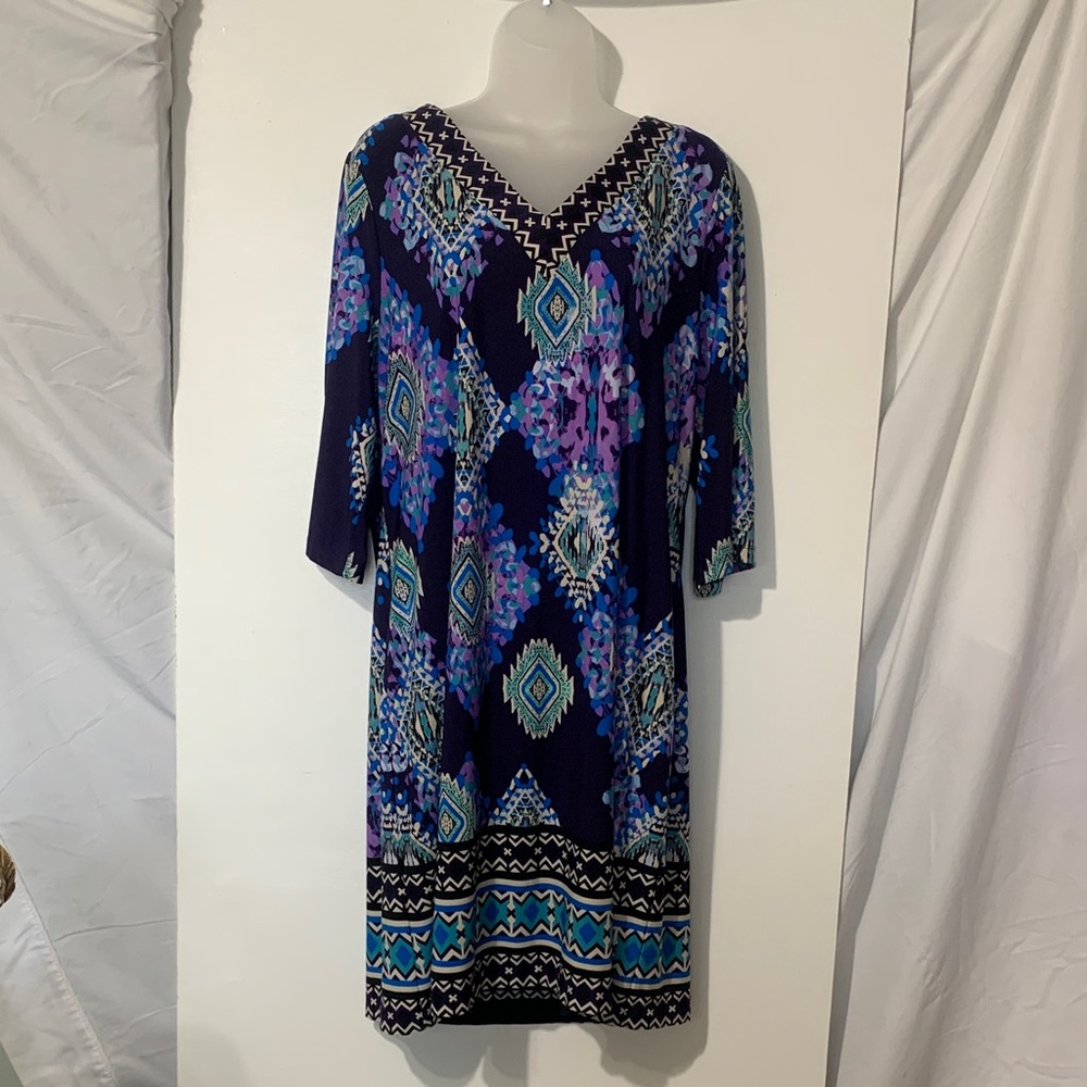 Chico's Multicolor Geometric Dress